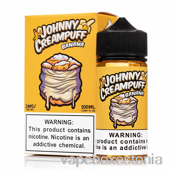 Vape Box Estonia Banaan - Johnny Creampuff - 100ml 3mg